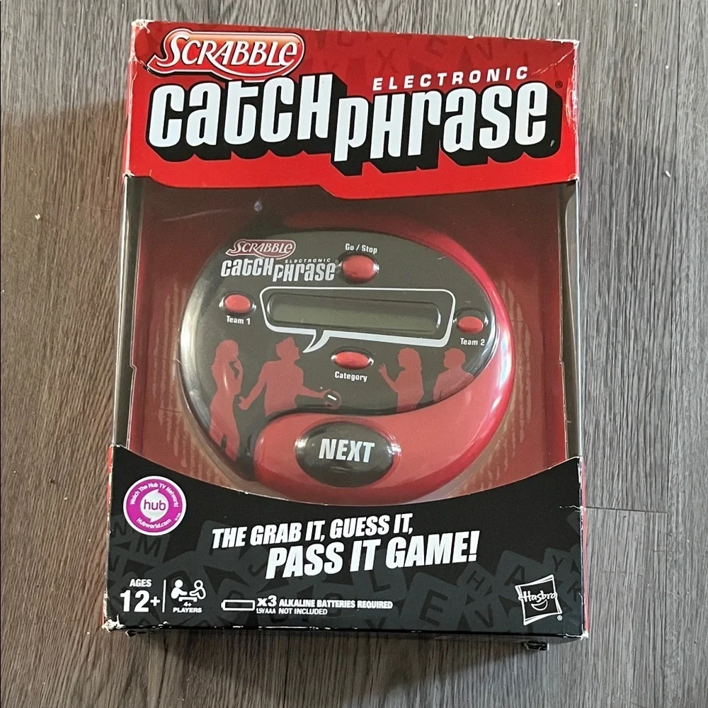 Hasbro Red Electronic Catch Phrase Game